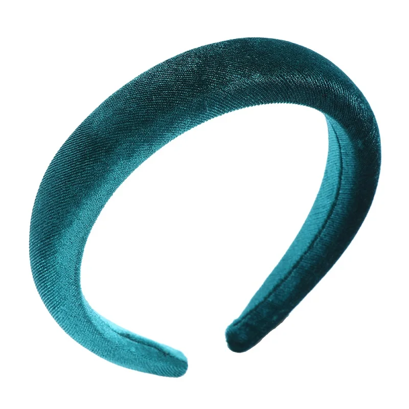 LEVAO Sponge Solid Color Hair Hoop Headband Velvet Headbands For Women Girls Non-slip Hairbands Hair Accessories Thin Edge hair band for ladies