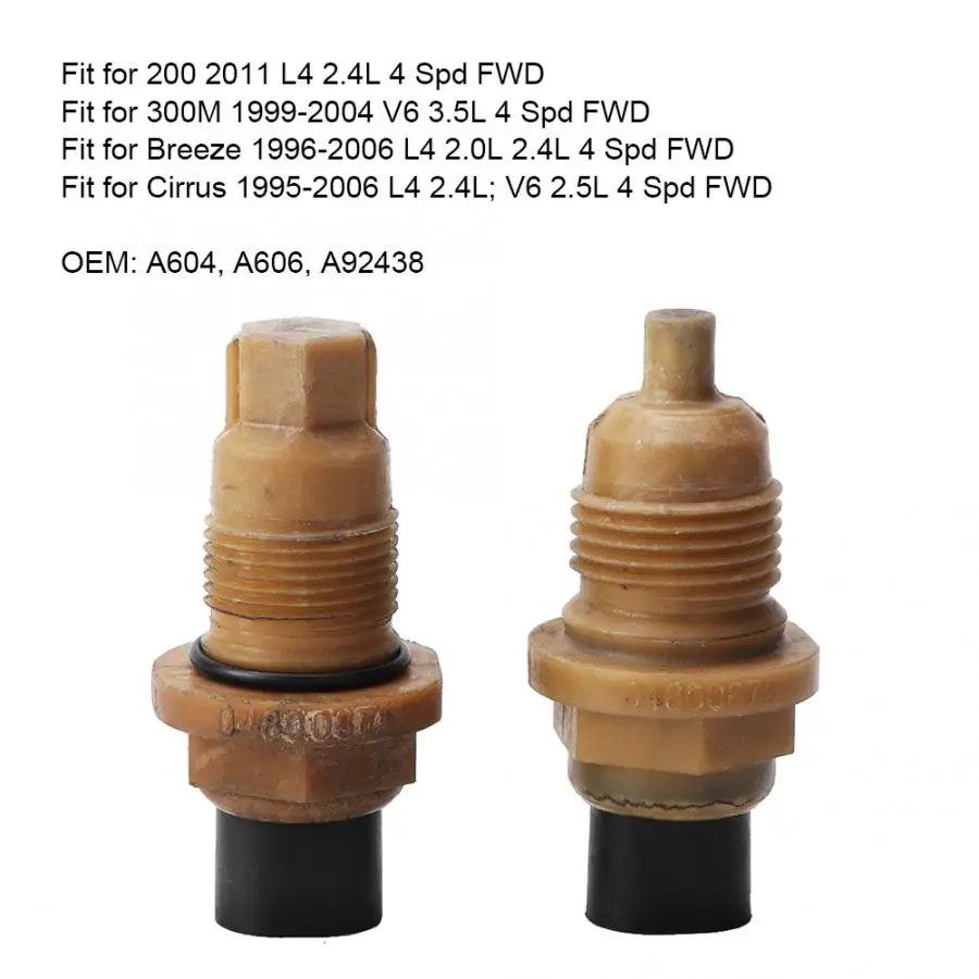 2 шт. вход и усилитель датчик выходной скорости набор подходит для Stratus 1995-2007 V6 2.5L