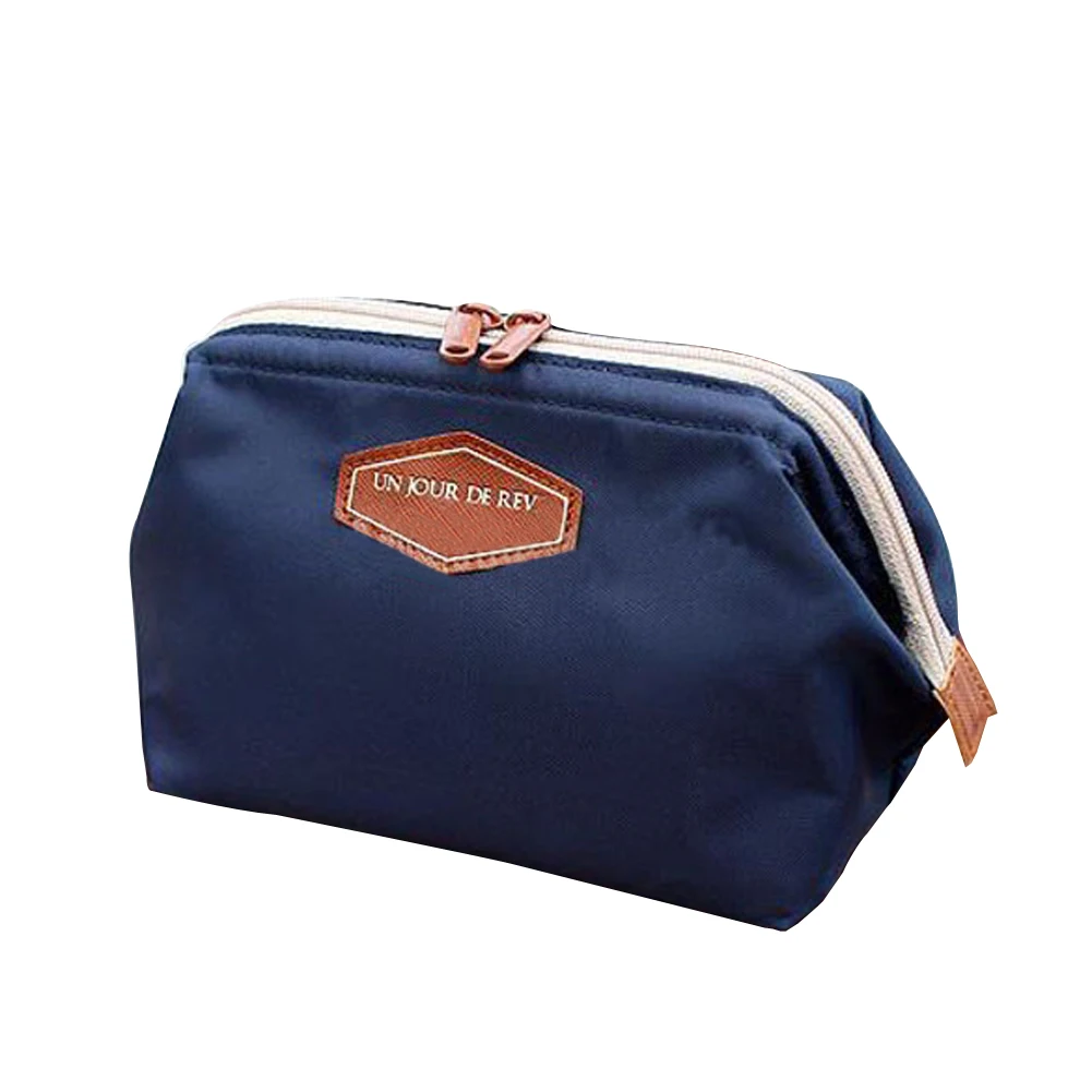 Dark Blue Новая красивая Милая женская косметичка для путешествий, косметичка, клатч, дамская сумочка Повседневный клатч, FIF66 - Цвет: Dark Blue