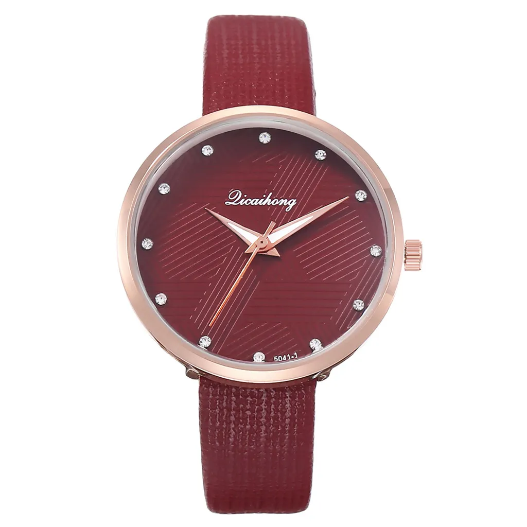 Женские часы с геометрическим рисунком модные ремнем женские reloj mujer relogio feminino