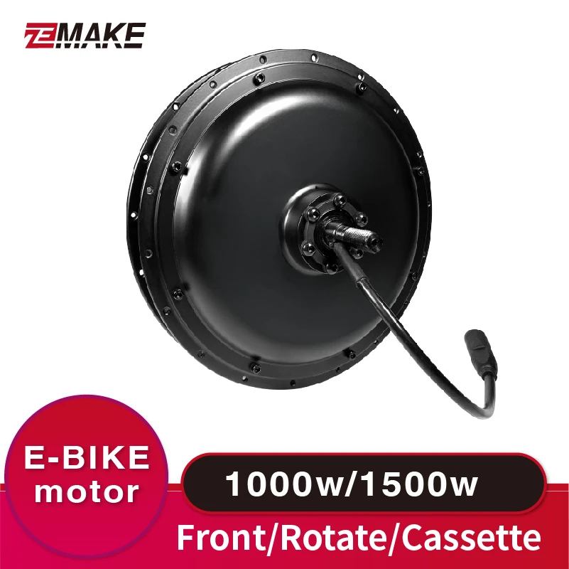 ZEMAKE E-bike Motor 48V  1000W 1500W Brushless Gearless CSC Mountain Electric Bicycle Motor Cassette Motor Freewheel Motor