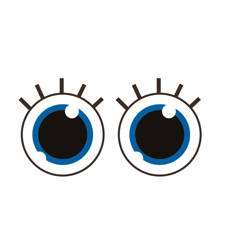 

16*8.5cm Beautiful big eyes Car Sticker Motorcycle Bumper Trunk Laptop Window Decals Vinyl Car Styling Decoration