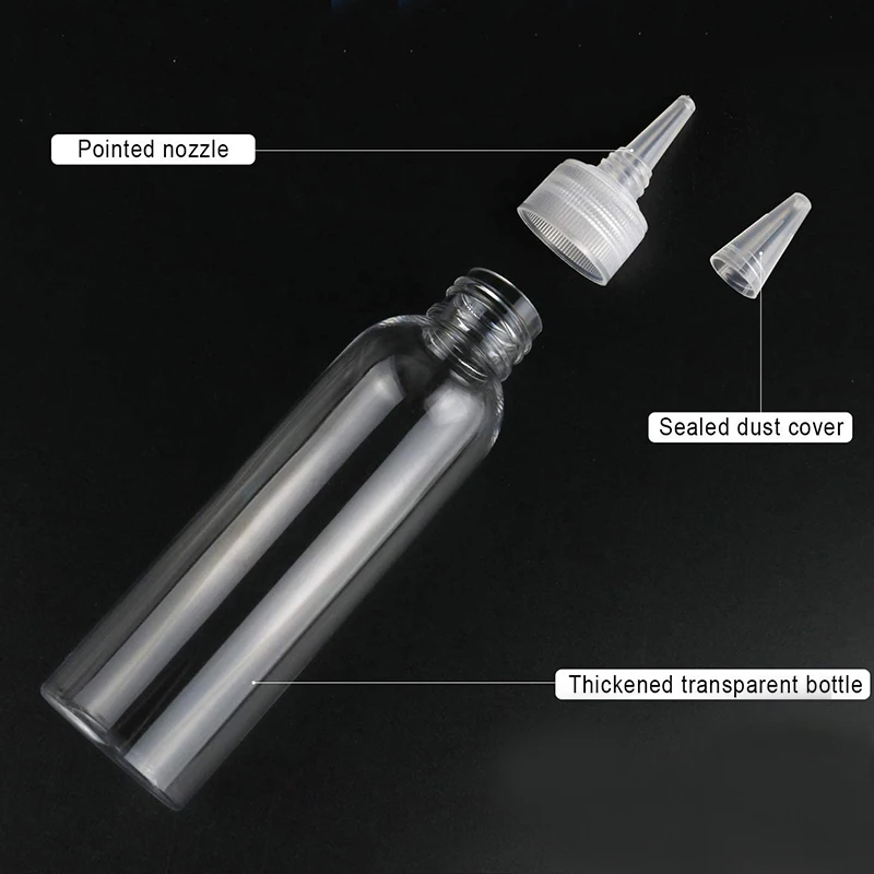 30 шт. пластиковые бутылочки-капельницы 10/30/50/60/100/120 мл