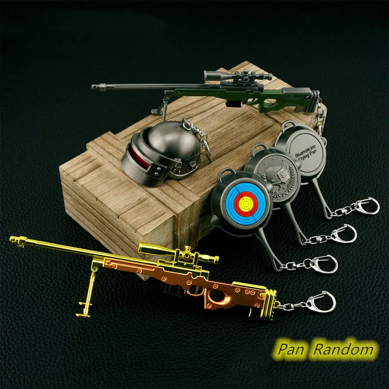 2020 новая игра PUBG Pan брелок для косплея реквизит уровень 3 шлем 98k Saucepan ключей