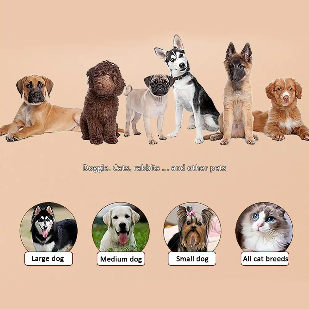 

Pet Electrical Clippers 110-240V Dog Shaver Professional Hair Clipper USB charging Electric Clipper for Dog Hair Shaver