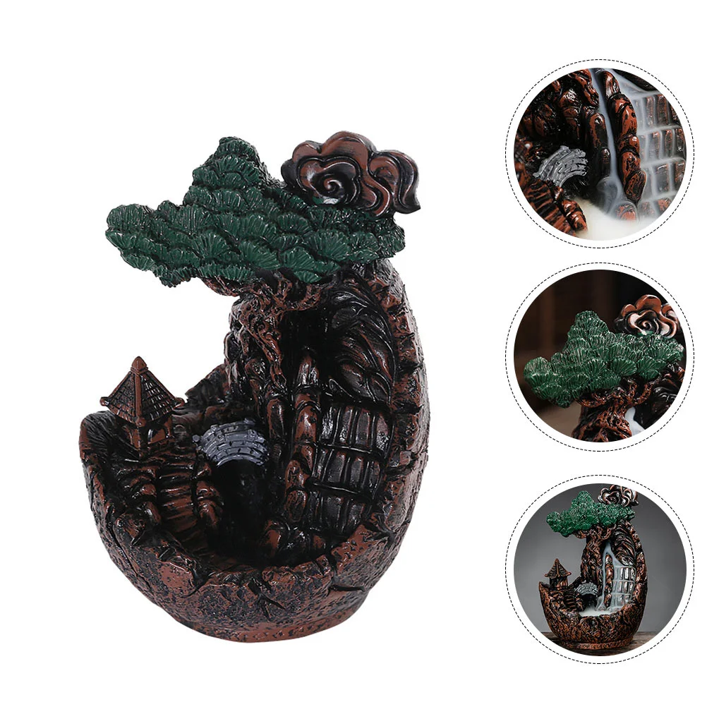 

1Pc Home Tabletop Aromatherapy Container Unique Incense Burner Novel Censer