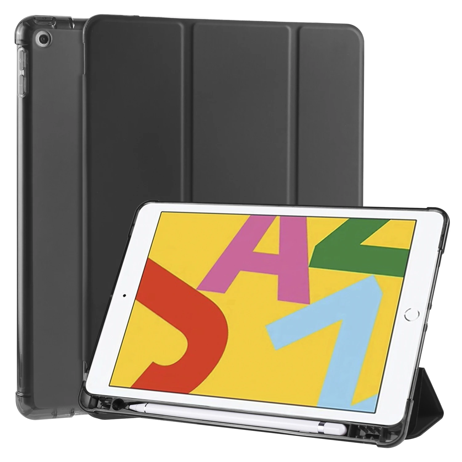 Чехол для планшета Ipad 10 2 чехол с тремя сложениями умный iPad 7 го поколения 2019 ipad