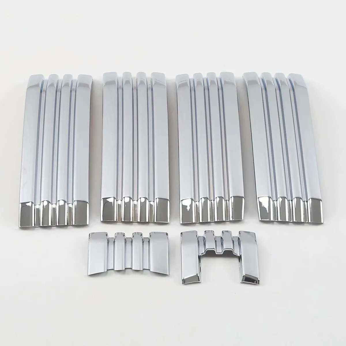 

Хромированная передняя решетка для Toyota Land Cruiser Prado 150 2014 2015 2016 2017 2018 2019 2020 ABS, аксессуары для тюнинга автомобилей