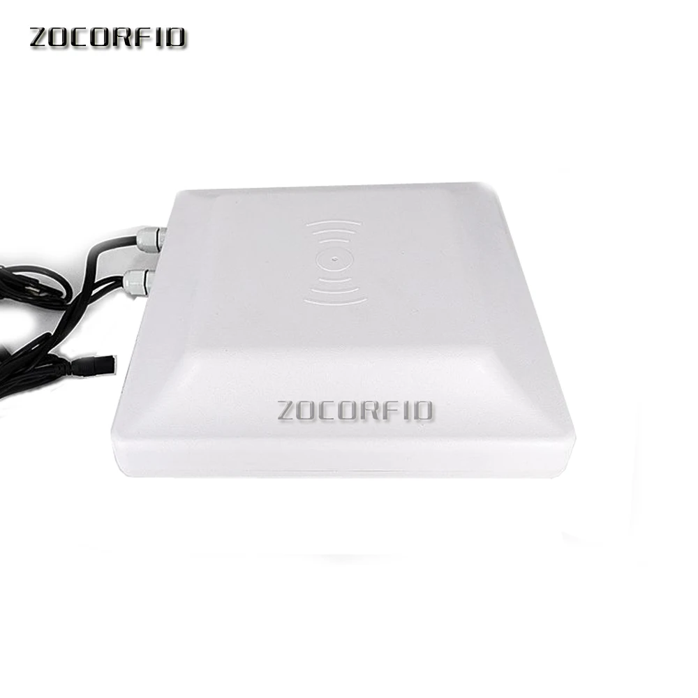Интегрированный считыватель карт UHF RFID дальность 6 м антенна 8 дБи RS232/RS485/WG26 100