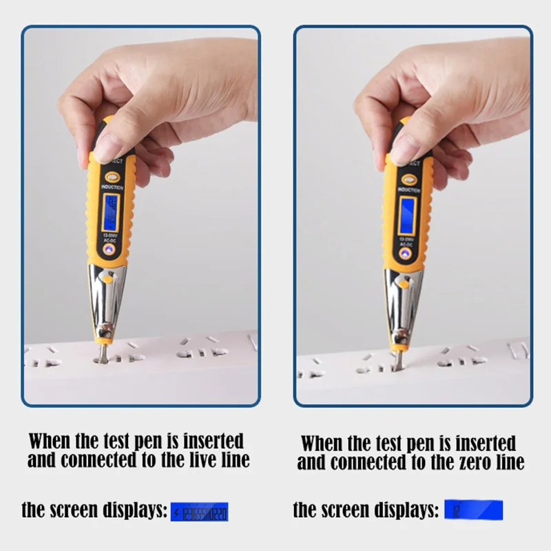 Ручка карандаш электрическая с цифровым дисплеем 3 цвета|Замыкатели| |