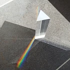 Треугольная призма 30x30x60 мм, радужная Призма из хрустального стекла, цветная призма, для экспериментов по физике и освещению детей