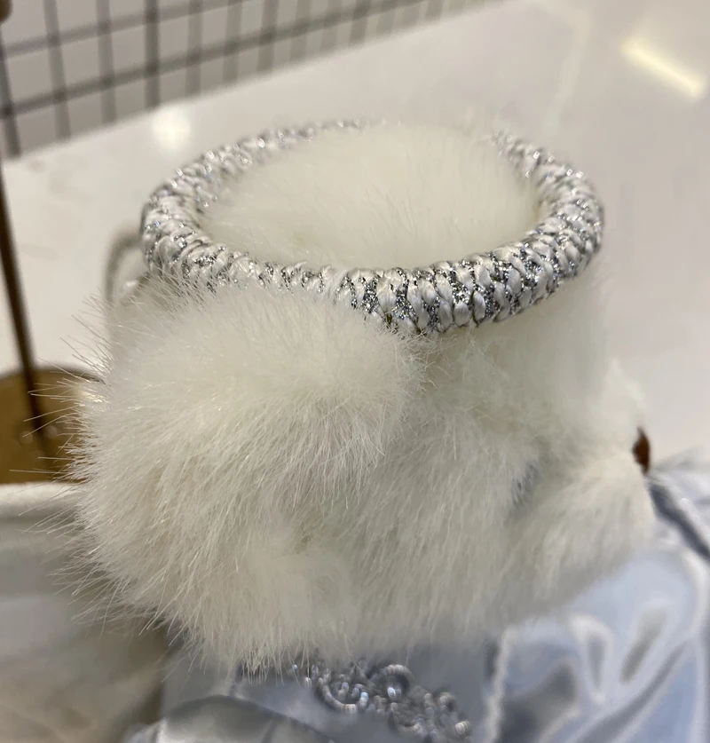 Около 36 см Ангел плюшевый мишка мягкие игрушки в юбке кукла на день рождения