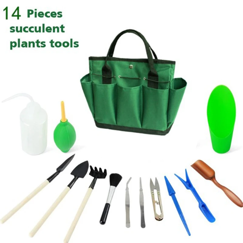 Набор садовый с сумкой-органайзером набор ручных инструментов для домашнего