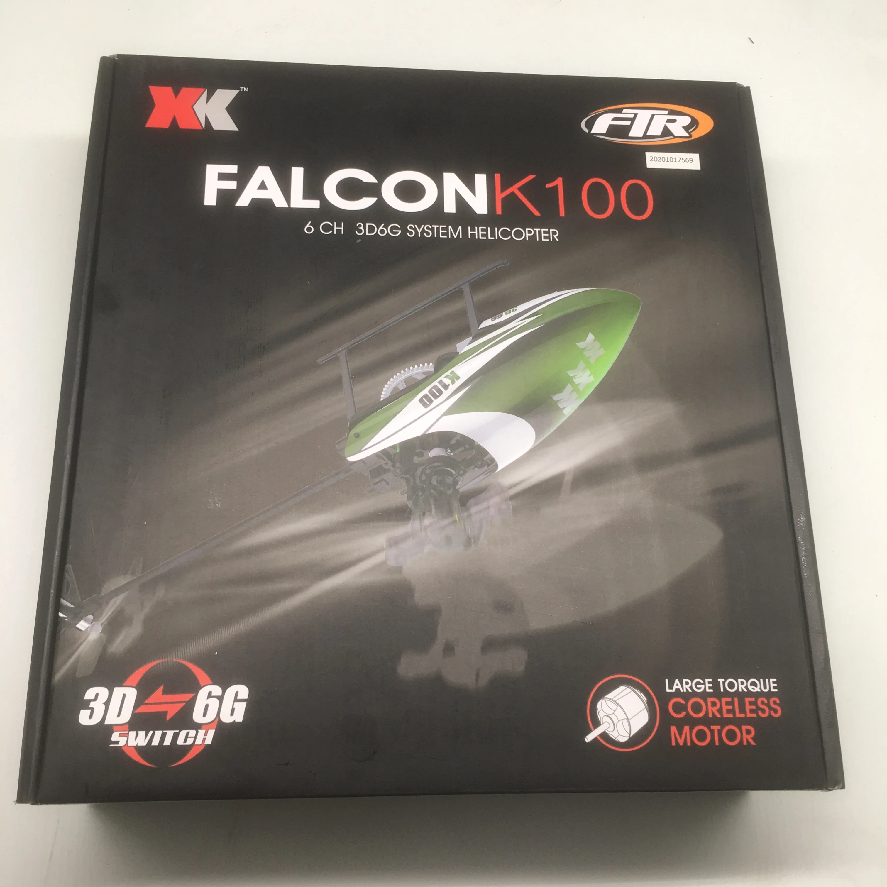 Wltoys XK K100 6CH 3D 6G System Brush Motor Remote Control Falcon RC Helicopter For Beginner Children RTF | Игрушки и хобби