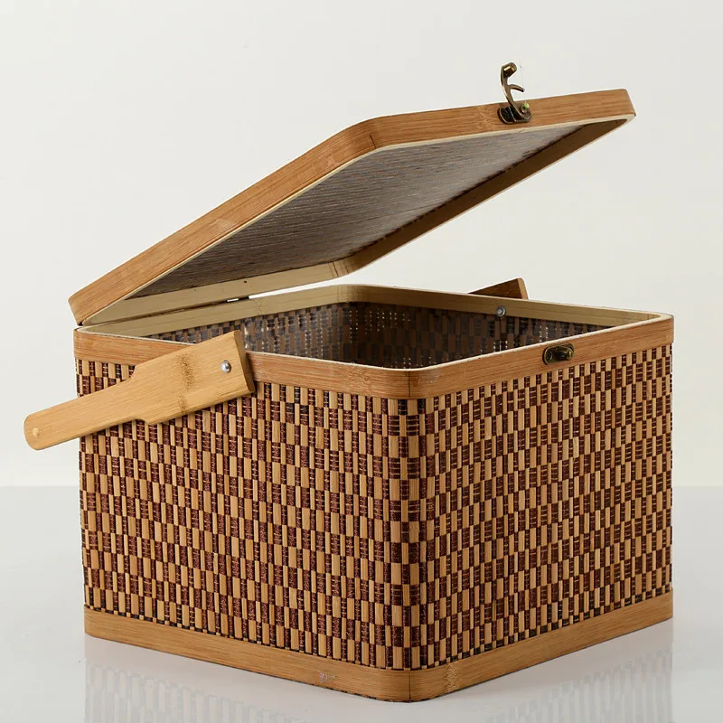 

Bamboo basket, egg basket, water fruit basket, zongzi basket, moon cake basket, Mid Autumn Festival gift box can be customized