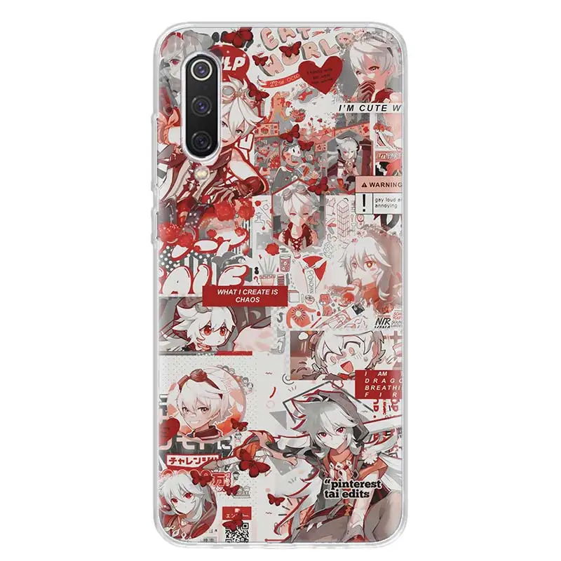 Hot Genshin Impact Phone Case for Xiaomi Redmi Note 10S 11S 11T 11E 10 11 Pro 9S 9T 5G 9 8T 8 7 6 5A 5 Soft Cover Coque Shell images - 6
