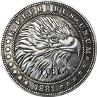 Хобо никель 1881-CC сша Морган доллар Монета КОПИЯ Тип 170