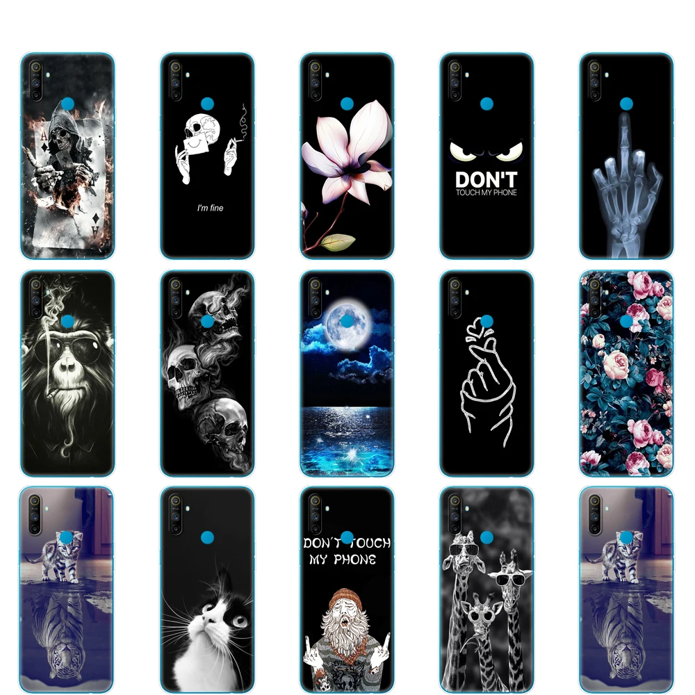 Чехол для Realme C3, силиконовый мягкий чехол из ТПУ для телефона OPPO Realme C3 RMX2020 C 3 RealmeC3, защитный чехол 6,5 дюйма