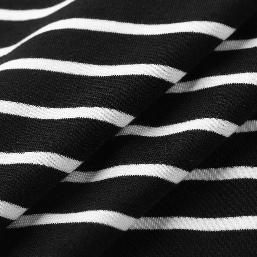 Топ для кормящих женщин с длинным рукавом в полоску грудного вскармливания