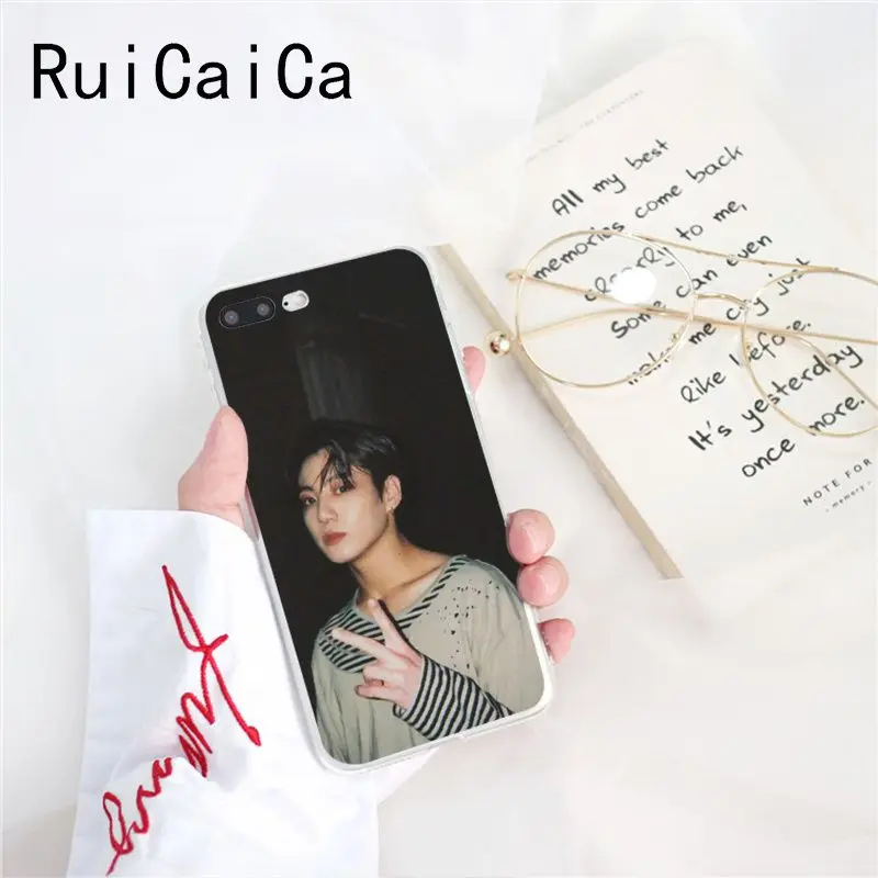 A16 Ruicaica KPOP Jin SUGA j-hope RM Jimin V JungKook чехол для телефона для iPhone X XS MAX 6 6s 7 7plus 8 8Plus 5 5S SE XR 10 - Цвет: A16