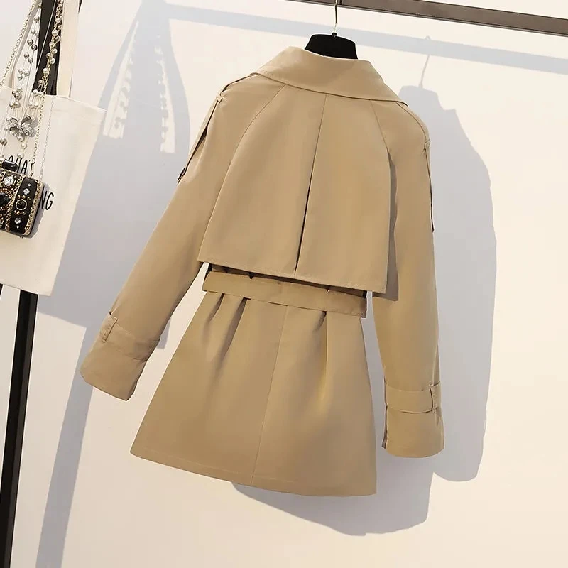 Женская свободная ветровка универсальная короткая куртка в Корейском стиле