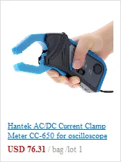 Hantek DSO1202B 200 МГц Ручной цифровой осциллограф 2 канала 1GSa/s Osciloscopio с 6000 мультиметром
