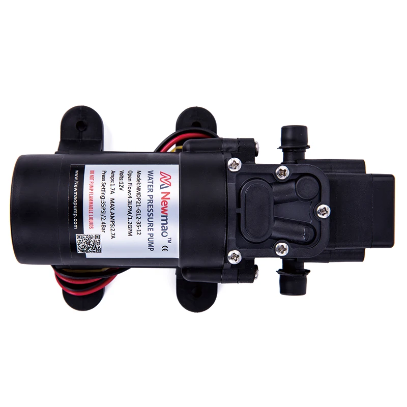 Морской катер диафрагмы самовсасывающие воды Давление насос 12V 40PSI 1,0 Диаметр разбрызгивателя