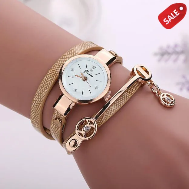 Женские часы с металлическим ремешком GD reloj inteligente mujer из искусственной кожи