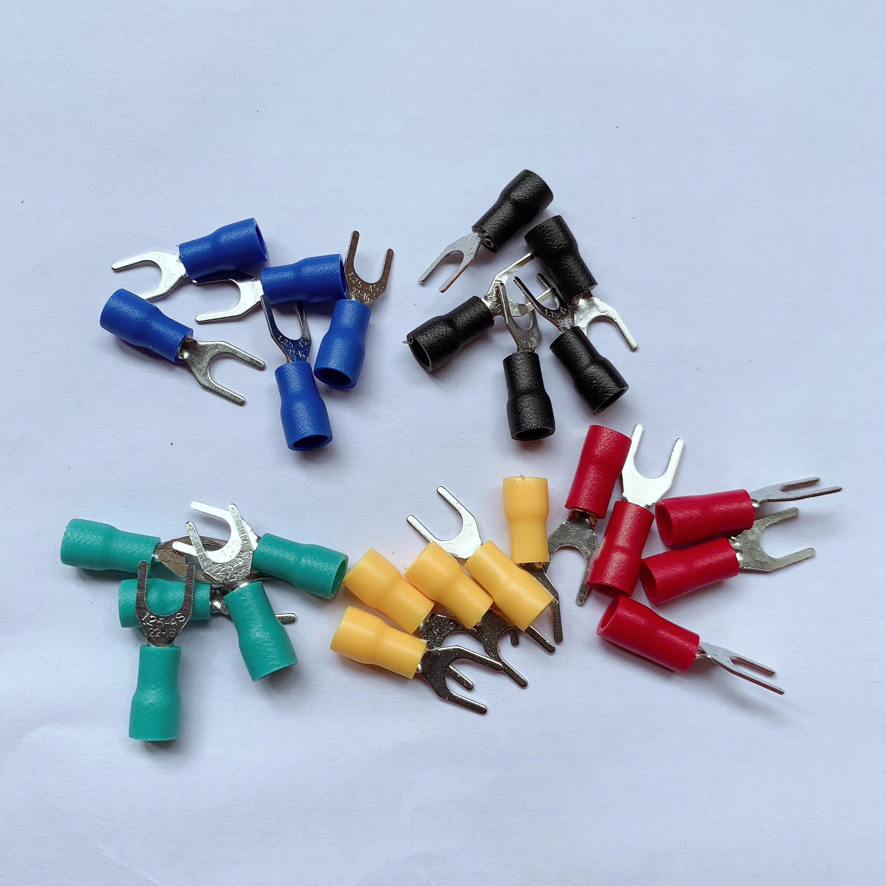 50pcs SV2-3 SV2-4 SV2-5 SV2-6 Wire connector Fork Spade Crimp Insulation Terminal Cable Connector terminal 1.5-2.5mm2 | Обустройство