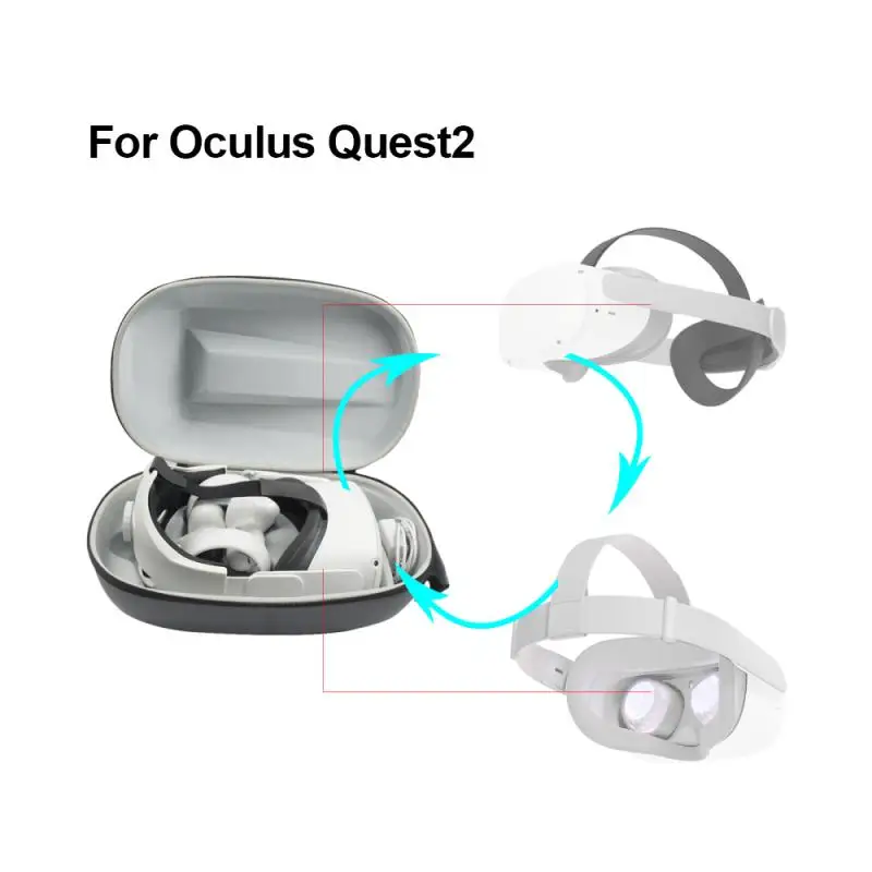 

PU Waterproof Storage Box For Oculus Quest 2 VR Glasses Protective Case Durable Shockproof Storage Bag VR Glasses Accessories