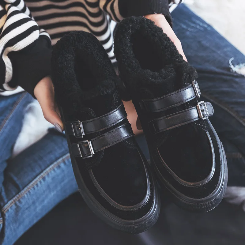 M.GENERAL теплая зимняя обувь из хлопка женские ботинки повседневные зимние сапоги