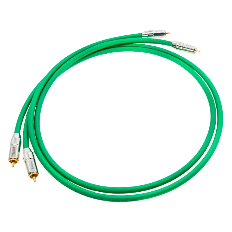 Serost Hi-Fi сигнальный кабель Mi-3F 99.9999% OCC + OCC посеребренные лихорадка аудио усилитель CD сигнала высокочастотным аудио кабель