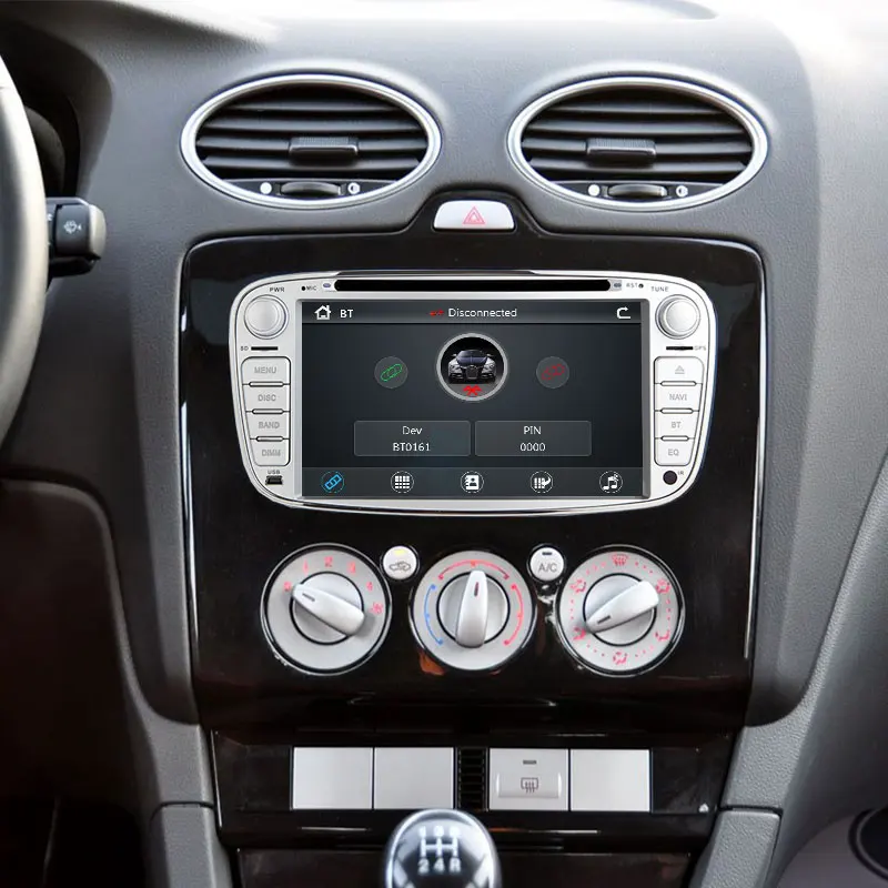 Автомобильный DVD-плеер 2Din для Ford Focus 2 Mondeo 4 C-Max S-Max Galaxy Kuga Transit Connect мультимедийная