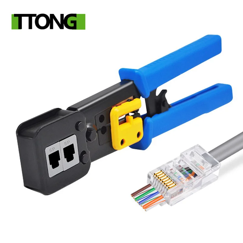 Обжимные клещи RJ45 ручной сетевой инструмент плоскогубцы RJ12 cat5 cat6 8p8c