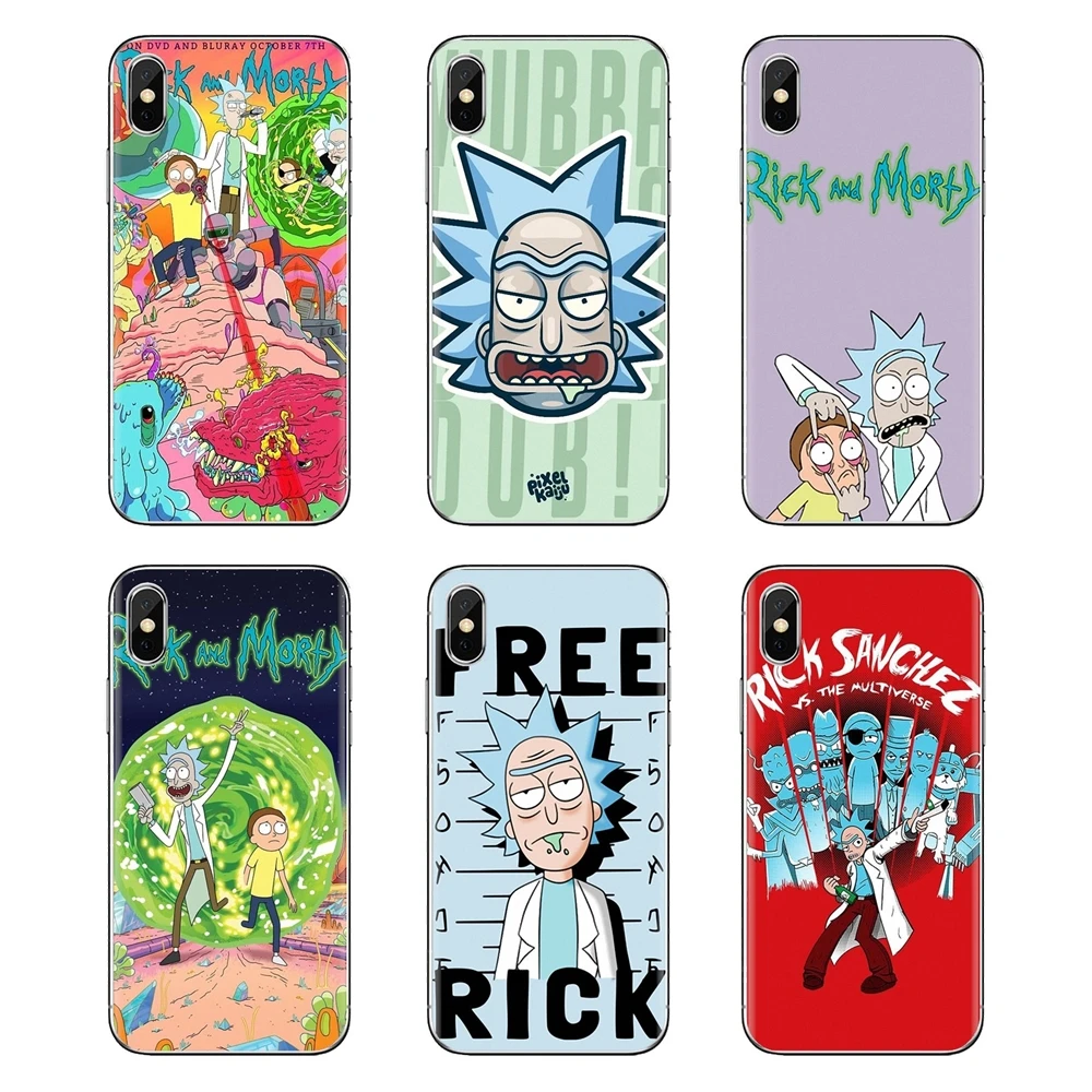 For HTC One U11 U12 X9 M7 M8 A9 M9 M10 E9 Plus Desire 630 530 626 628 816 820 830 2018 Original Rick And Morty Phone Shell Cover |