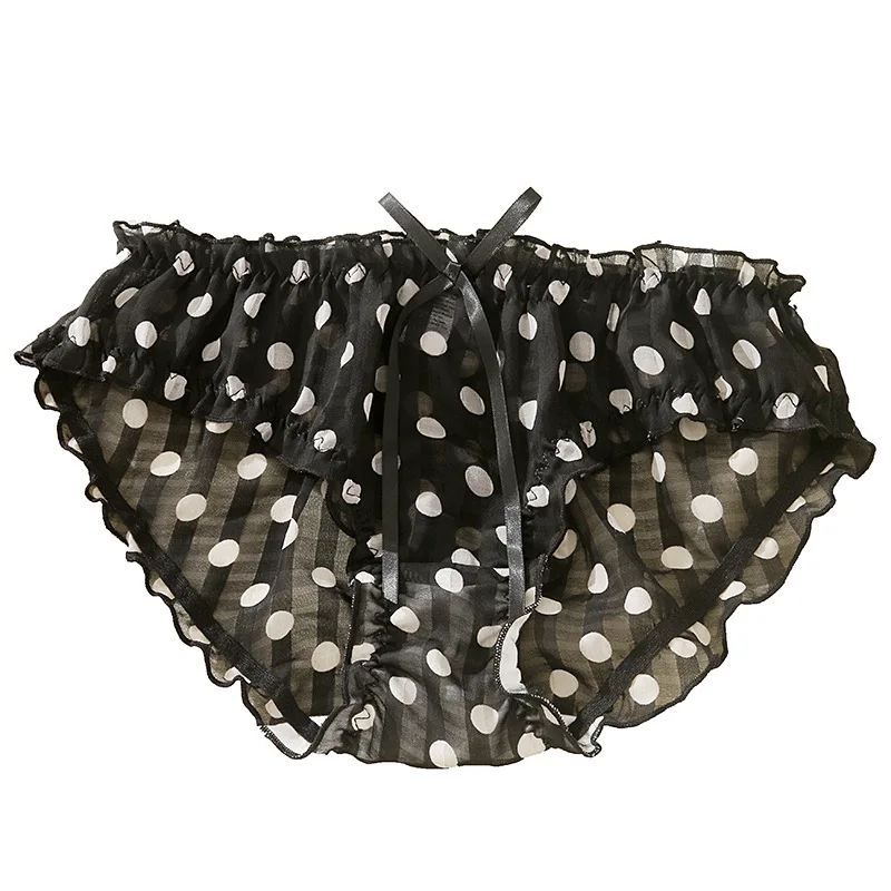 

10 Pcs/lot Woman Underwear Print Solid Color Knickers Girls Bow Lady Underpants Dropshipping Cute Point Panties Sexy Lace Briefs