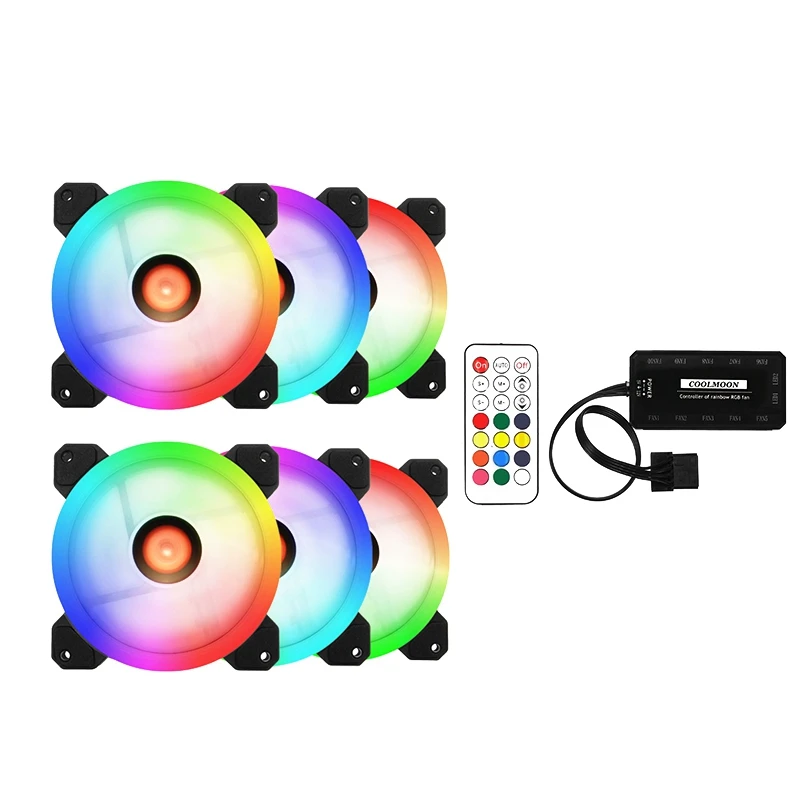 COOLMOON пульт дистанционного управления RGB светодиодный светильник контроллер |