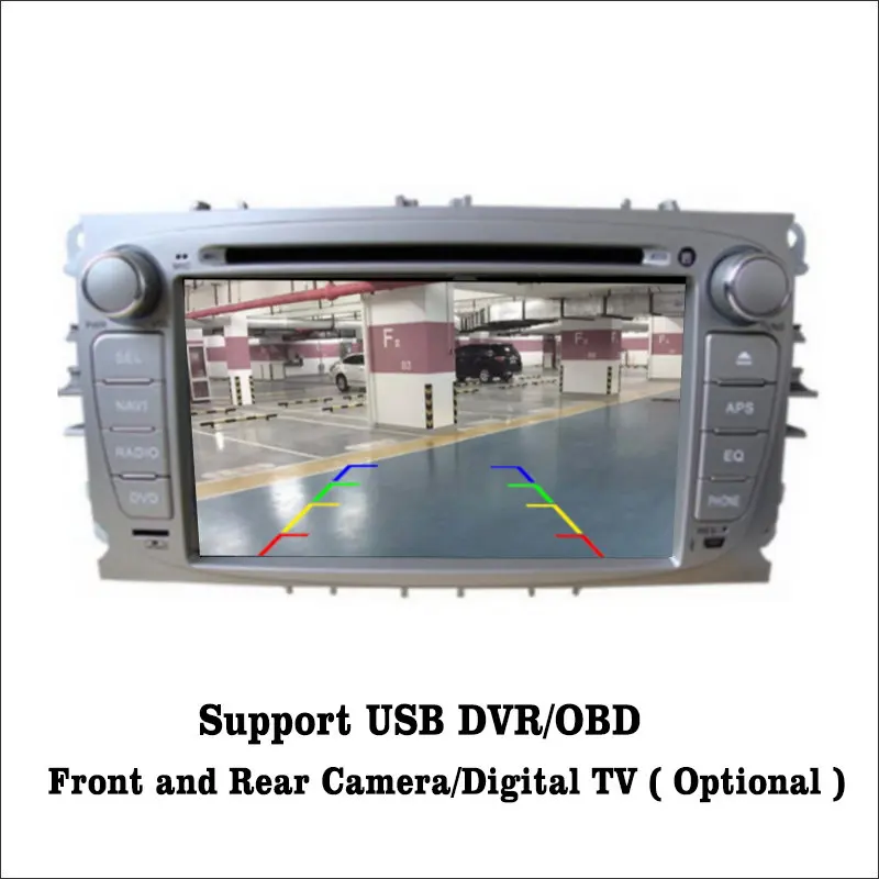 Liislee Android 7 1 2G RAM для Ford Focus / S Max автомобильное радио Аудио Видео Мультимедиа DVD