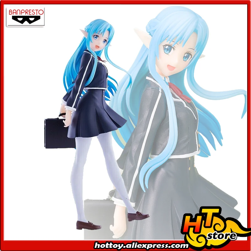 100% оригинальная Коллекционная Фигурка Banpresto EXQ школьная форма Asuna для выживания