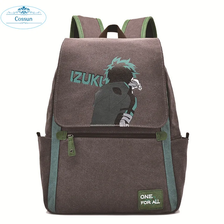 

COSSUN Hot Anime Sasuke One-piece My Hero Academia Modao Zushi Cosplay Backpack School Bag Kids Students