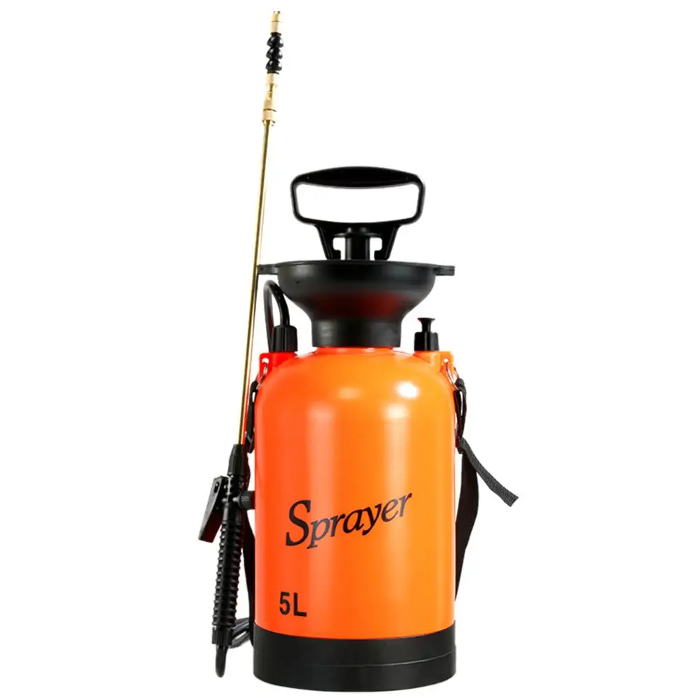 Orange 5L 5л 3л полив оросительный инструмент маленький садовый распылитель Лейка Садовые принадлежности для полива Цветок спрей бутылка портативный - Цвет: Orange 5L