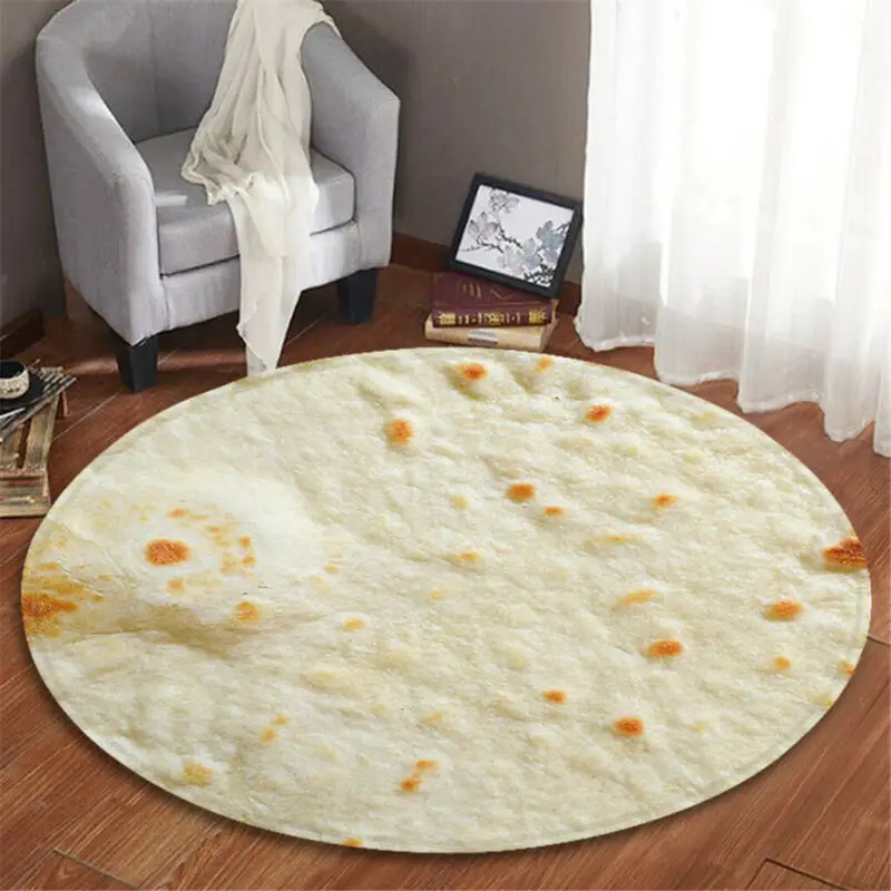 60 см тортильское одеяло Burrito кукуруза и мука Tortilla плед ковер | Дом сад