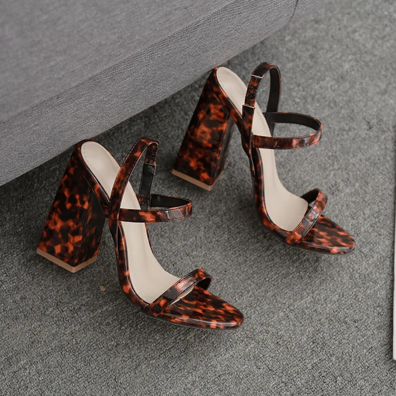 

35-42 Big Size New Sexy Leopard Print sandals in 2020