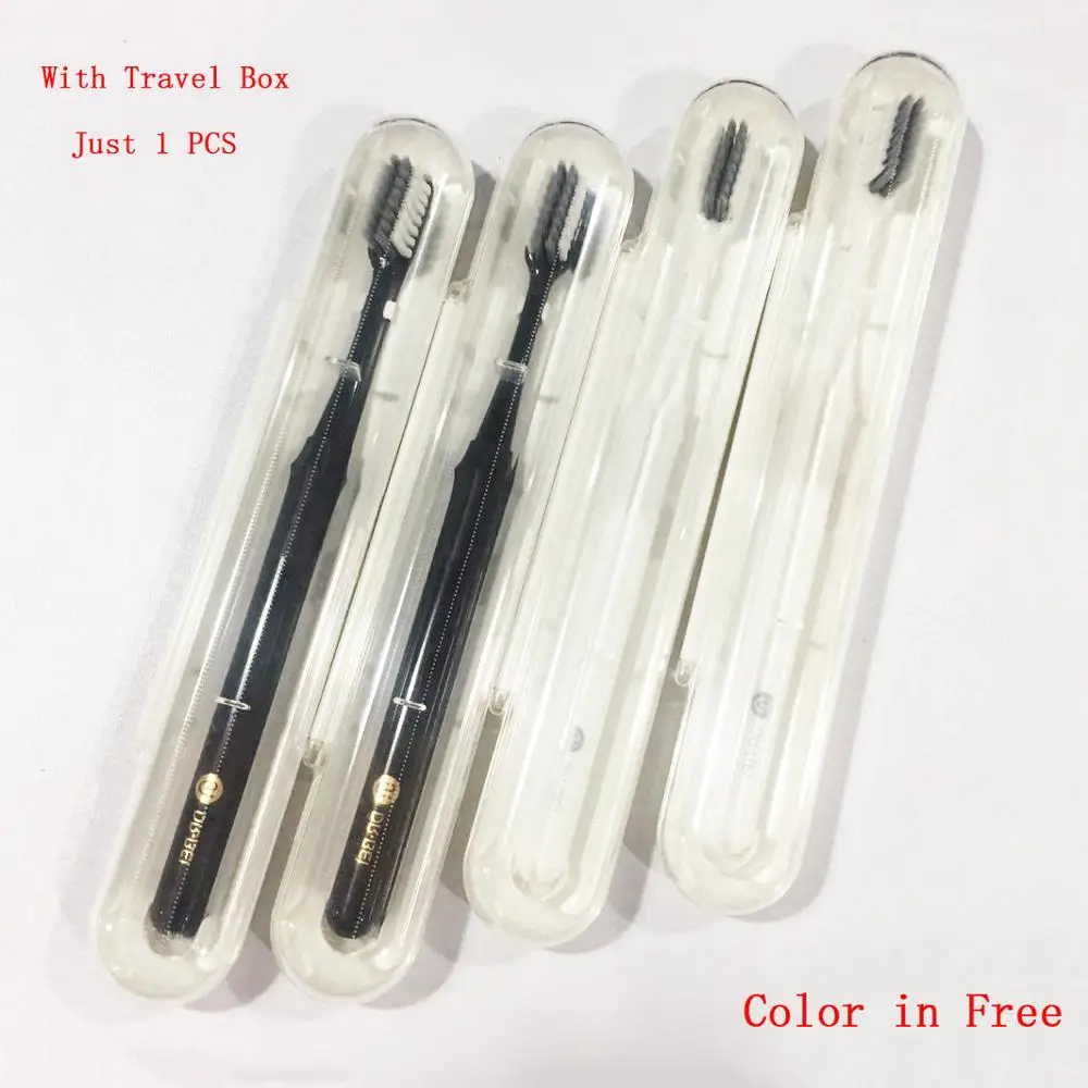 with travel Box Xiao mi Doctor B зуб mi Bass метод Sandwish-лучшая щеточная проволока 4 цвета в том числе дорожная коробка для mi jia Global 2 - Цвет: with travel Box
