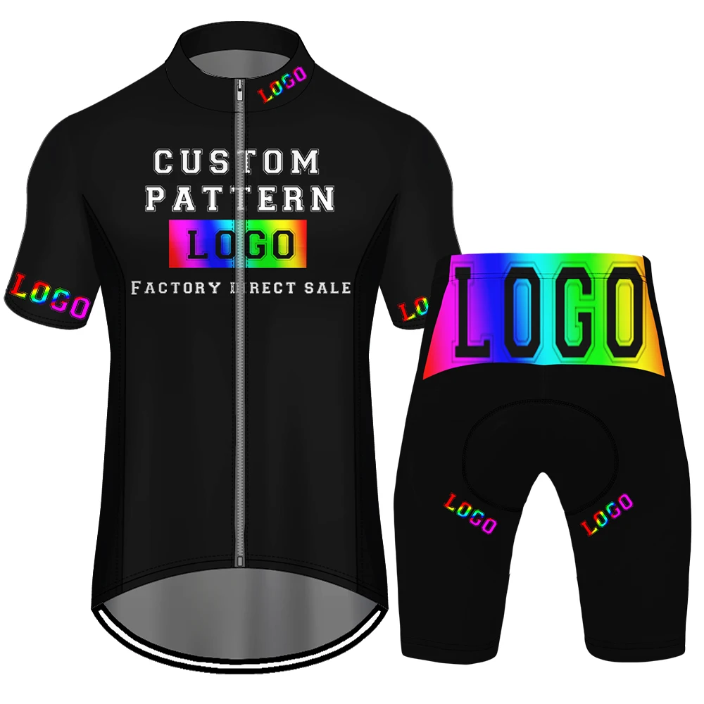 WAMNI заказной Комплект Джерси для велоспорта с коротким рукавом шорты мужчин и