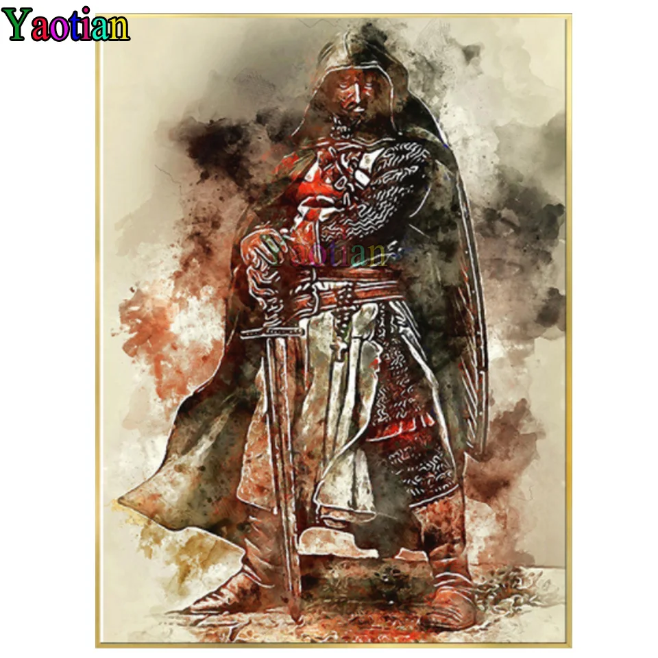 

Full Square/Round 5D Diy Diamond Painting Japanese Samurai 3D Diamond Embroidery Cross Stitch Mosaic Arts and Crafts for Adult