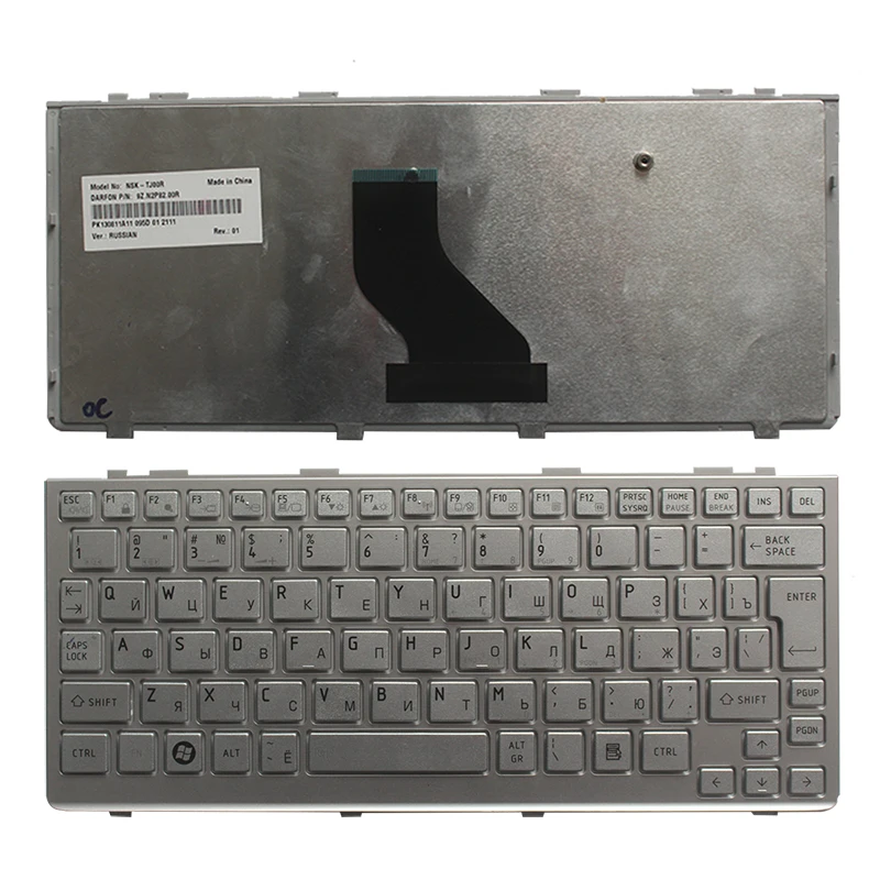 Новая русская клавиатура для ноутбука Toshiba Satellite NB200 NB205 10Z RU