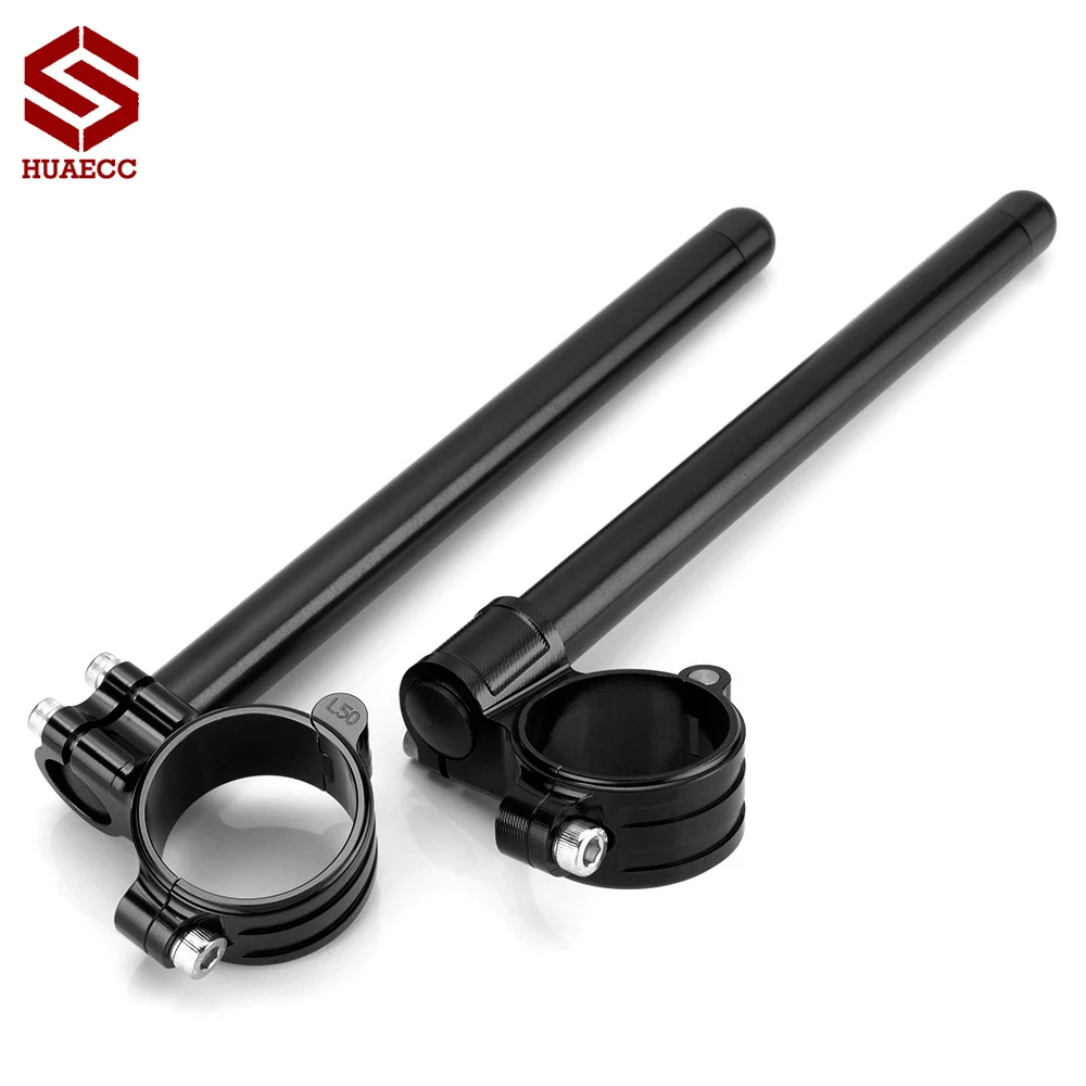 

JAER 7/8" Motorcycle Racing Adjustable Clamp CNC 41MM Clip On Ons Fork Handlebars Handle Bar for BMW Strada All Years