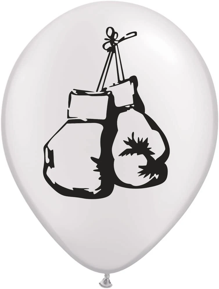 10 шт./лот латексные шары боксерские перчатки King Тайсона Али на день рождения