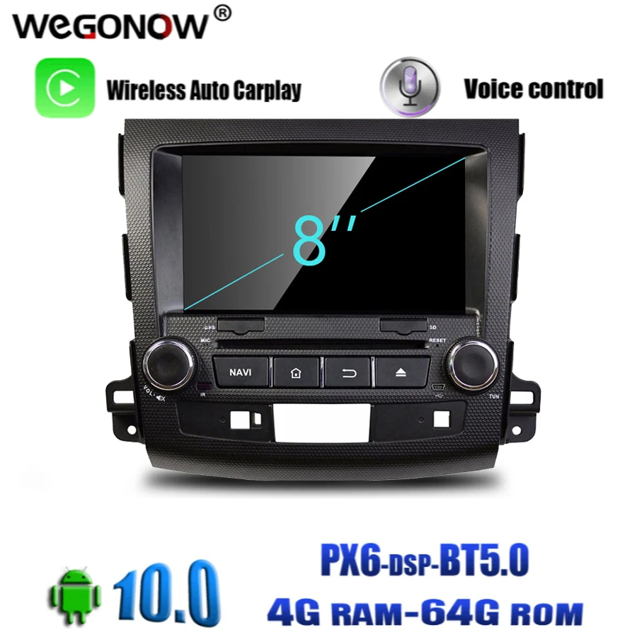 DSP IPS Android10.0 64 Гб Встроенная память 8 Core dvd плеер для автомобиля GPS карта RDS радио Wi Fi